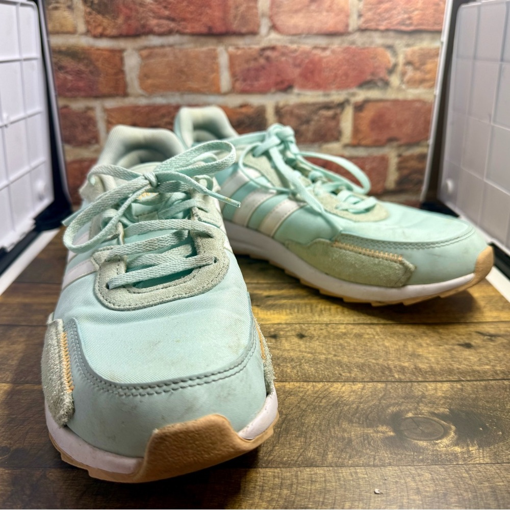 adidas women’s Baby Blue Sneakers
